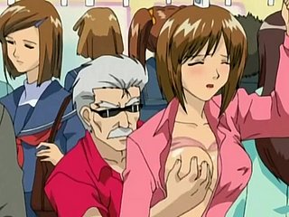 Uncensored Hentai - memecahkan fuck awam dalam kereta api kereta bawah tanah