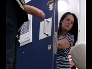Publiczna toaleta kobieta spacer i zobaczyć mojego fiuta