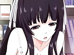 fille Hentai se facialed