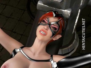 Unseeable anime jalang 3D mendapat facialized