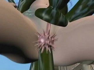 3d ภาพเคลื่อนไหว hentai ดอกทองระยำอย่างหนักโดยมอนสเตอร์งู